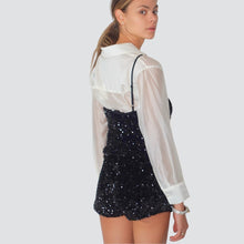 Carica l'immagine nel visualizzatore di Gallery, Tensione in top paillettes spallino regolabile Art T654
