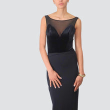 Carica l'immagine nel visualizzatore di Gallery, Vicolo body tulle con lurex e ciniglia Art TR1764
