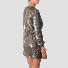 Carica l'immagine nel visualizzatore di Gallery, Dixie abito paillettes elastico vita
