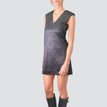 Carica l'immagine nel visualizzatore di Gallery, Vicolo abito lurex scollo V con spallini zip retro Art TS2135
