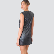Carica l'immagine nel visualizzatore di Gallery, Vicolo abito lurex scollo V con spallini zip retro Art TS2135
