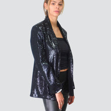 Carica l'immagine nel visualizzatore di Gallery, Vicolo blazer aperto paillettes Art TX1152
