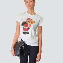 Carica l'immagine nel visualizzatore di Gallery, Vicolo t-shirt Babbo Natale 100% cotone Art RZ0249
