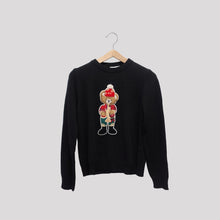 Carica l'immagine nel visualizzatore di Gallery, Vicolo maglia con patch orsetto 40% viscosa 25% lana 5% cashmere Art 77391F
