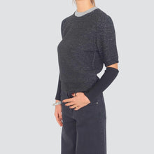 Carica l'immagine nel visualizzatore di Gallery, Haveone maglia lurex con manicotti Art MMO-P407
