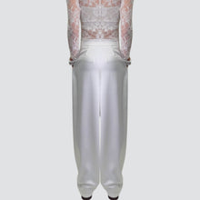 Carica l'immagine nel visualizzatore di Gallery, Tensione in pantalone satin palazzo pinces Art 38308
