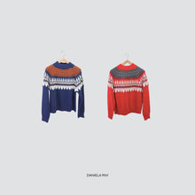 Carica l'immagine nel visualizzatore di Gallery, Haveone maglia norvegese con lurex Art MFP-P413
