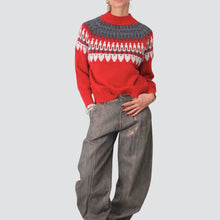 Carica l'immagine nel visualizzatore di Gallery, Haveone maglia norvegese con lurex Art MFP-P413
