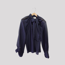 Carica l'immagine nel visualizzatore di Gallery, Vicolo camicia con fiocco 85% lyocell Art TAB0210
