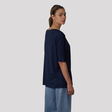 Carica l'immagine nel visualizzatore di Gallery, Vicolo maglia barchetta manica 3/4 94% viscosa taglia vivo Art UAB0060
