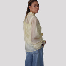 Carica l'immagine nel visualizzatore di Gallery, Vicolo camicia scollatura con fiocco 85% lyocell Art TAB0533
