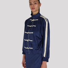 Carica l'immagine nel visualizzatore di Gallery, Haveone giubbotto dainetto con zip alamari cordoncino Art KMA-Q033

