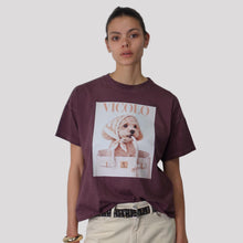 Carica l'immagine nel visualizzatore di Gallery, Vicolo t-shirt over con stampa 100% cotone Art RAB0135
