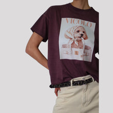 Carica l'immagine nel visualizzatore di Gallery, Vicolo t-shirt over con stampa 100% cotone Art RAB0135
