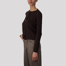 Carica l'immagine nel visualizzatore di Gallery, Vicolo cardigan bottoni gioiello 100% cotone Art 2AB2088
