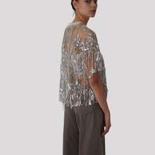Carica l'immagine nel visualizzatore di Gallery, Haveone t-shirt over paillettes frange Art TNO-Q025
