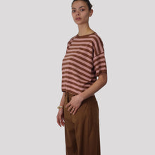 Carica l'immagine nel visualizzatore di Gallery, Vicolo maglia riga over 65% viscosa Art 2AB2002
