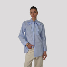 Carica l'immagine nel visualizzatore di Gallery, Vicolo camicia over fiocco 100% cotone Art TAB0341
