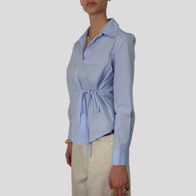 Carica l'immagine nel visualizzatore di Gallery, Vicolo camicia allacciatura laterale 100% cotone Art TAB0857
