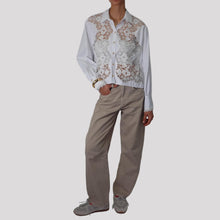 Carica l'immagine nel visualizzatore di Gallery, Tensione in pantalone barrel 100% cotone Art S26P288
