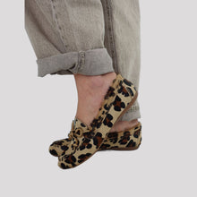 Carica l'immagine nel visualizzatore di Gallery, Divine Follie mocassino cavallino stampa leopardata Art NOA/08
