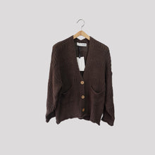 Carica l'immagine nel visualizzatore di Gallery, Haveone cardigan tre bottoni bande rilievo 50% cotone Art JIT-Q006
