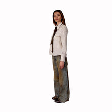 Carica l'immagine nel visualizzatore di Gallery, Haveone jeans spennellato tasche oversize modello Amelie Art PGZ-Q118
