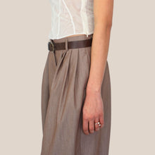 Carica l'immagine nel visualizzatore di Gallery, Vicolo pantalone barrel con pinces 19% viscosa Art TAB0837
