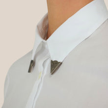 Carica l'immagine nel visualizzatore di Gallery, Vicolo camicia dettaglio metallico colletto 100% cotone Art TAB1007
