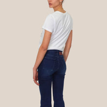 Carica l'immagine nel visualizzatore di Gallery, Kontatto jeans zampa con cintura fit BILBAO 99% cotone Art GZ1021N
