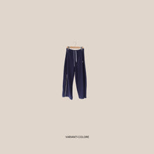 Carica l'immagine nel visualizzatore di Gallery, Vicolo pantalone garzato baloon elastico vita 95% viscosa Art TAB0921
