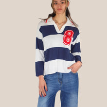 Carica l'immagine nel visualizzatore di Gallery, Haveone maglia rigata 50% cotone Art MFP-Q097
