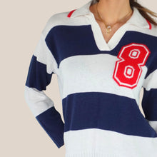Carica l'immagine nel visualizzatore di Gallery, Haveone maglia rigata 50% cotone Art MFP-Q097
