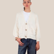Carica l'immagine nel visualizzatore di Gallery, Haveone cardigan 3 bottoni 50% cotone Art JIT-Q007
