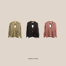 Carica l'immagine nel visualizzatore di Gallery, Haveone cardigan 3 bottoni 50% cotone Art JIT-Q007
