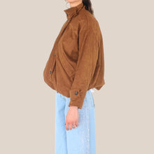 Carica l'immagine nel visualizzatore di Gallery, Haveone bomber suede over elastico fondo Art KMA-Q027
