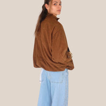 Carica l'immagine nel visualizzatore di Gallery, Haveone bomber suede over elastico fondo Art KMA-Q027
