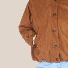 Carica l'immagine nel visualizzatore di Gallery, Haveone bomber suede over elastico fondo Art KMA-Q027
