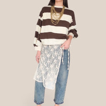 Carica l'immagine nel visualizzatore di Gallery, Philia Loft gonna pareo pizzo 50% cotone Art D02E0619

