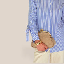 Carica l'immagine nel visualizzatore di Gallery, Susy Mix borsa clutch vera pelle con tracolla Art BS6199
