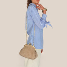 Carica l'immagine nel visualizzatore di Gallery, Susy Mix borsa clutch vera pelle con tracolla Art BS6199
