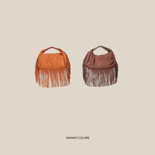 Carica l'immagine nel visualizzatore di Gallery, Susy Mix mezza luna con frangia con tracolla Art B0460226
