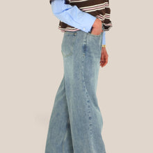 Carica l'immagine nel visualizzatore di Gallery, Dixie jeans palazzo doppia allacciatura 100% cotone Art P698A122X
