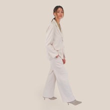 Carica l'immagine nel visualizzatore di Gallery, Dixie pantalone fluido colore neve elastico vita Art P845A113 ( blazer J845A020 )

