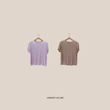Carica l'immagine nel visualizzatore di Gallery, Dixie t-shirt satin 97% viscosa Art T782A030
