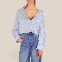 Carica l'immagine nel visualizzatore di Gallery, Tensione in camicia over più top pizzo Art PE260068
