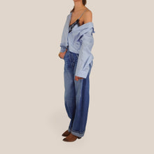 Carica l'immagine nel visualizzatore di Gallery, Tensione in jeans egg-fit doppia cucitura 100% cotone Art VIKA-SNT
