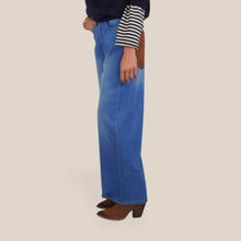 Carica l'immagine nel visualizzatore di Gallery, Tensione in jeans tasca camoscio 100% cotone Art P339J150
