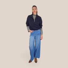 Carica l'immagine nel visualizzatore di Gallery, Tensione in jeans tasca camoscio 100% cotone Art P339J150
