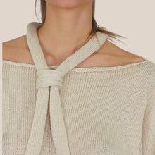 Carica l'immagine nel visualizzatore di Gallery, Tensione in maglia con nodo Art D75639
